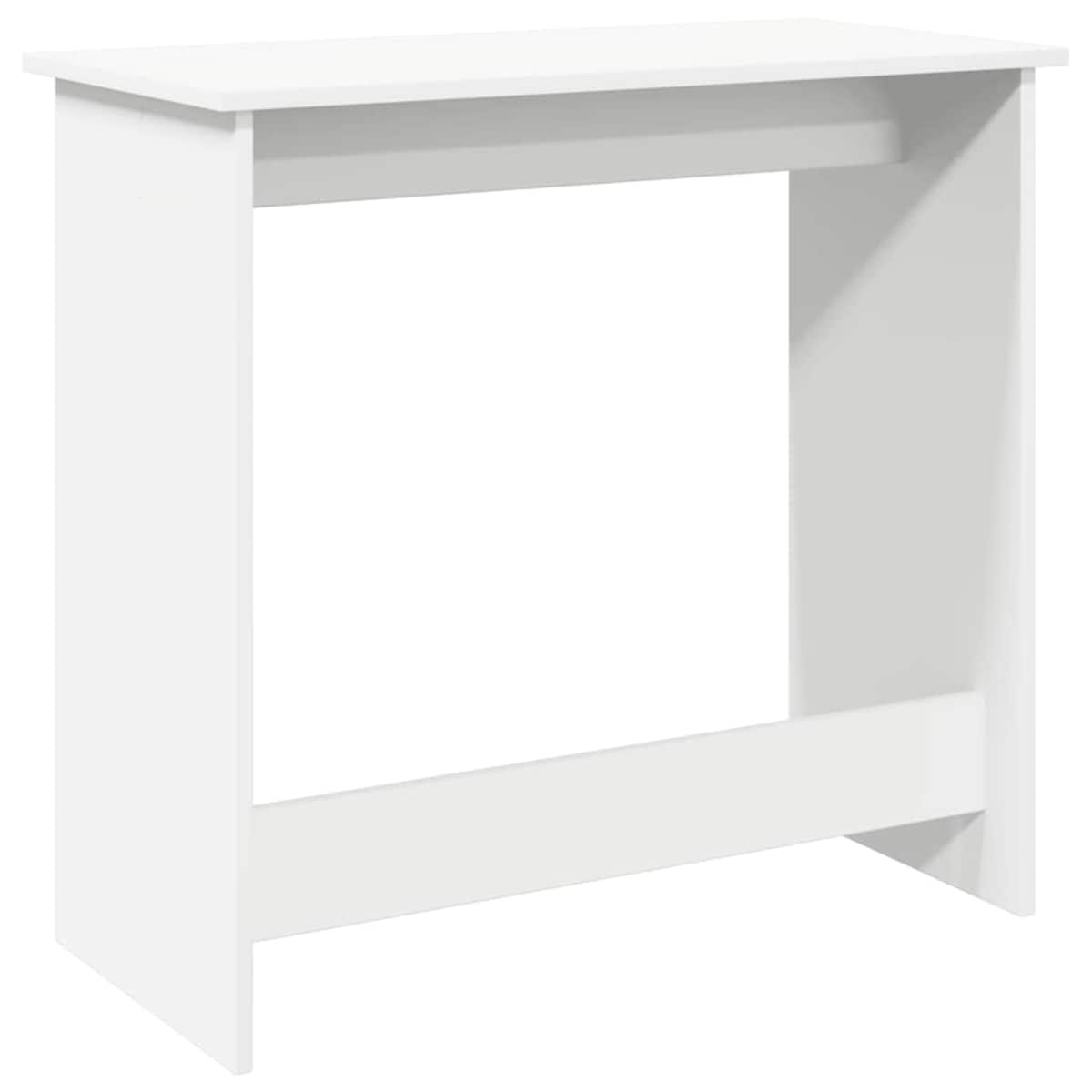 vidaXL Biurko, białe, 80x40x75 cm, materiał drewnopochodny