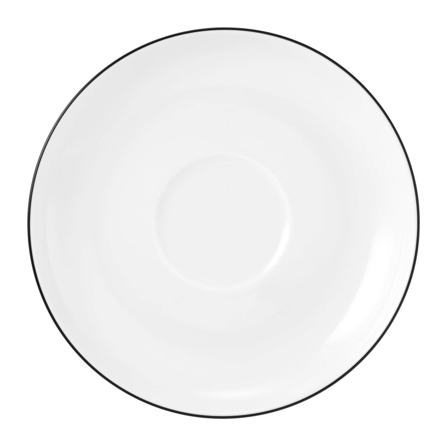 SELTMANN LIDO BLACK LINE Zestaw 6 spodków 14.5 cm