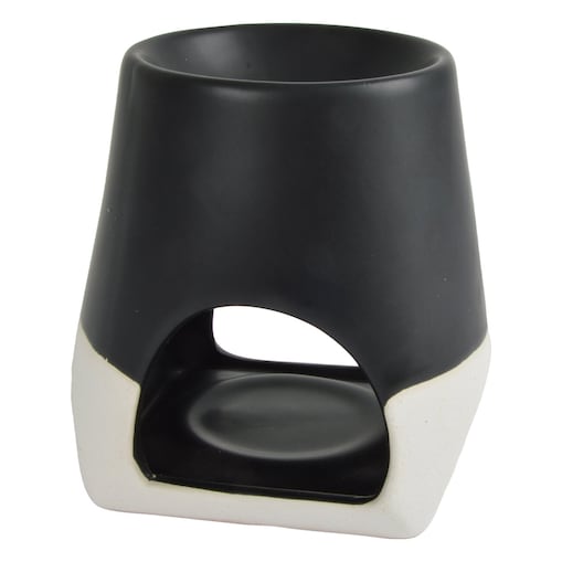 Ceramiczny kominek na tealight i wosk zapachowy, 10,5 cm