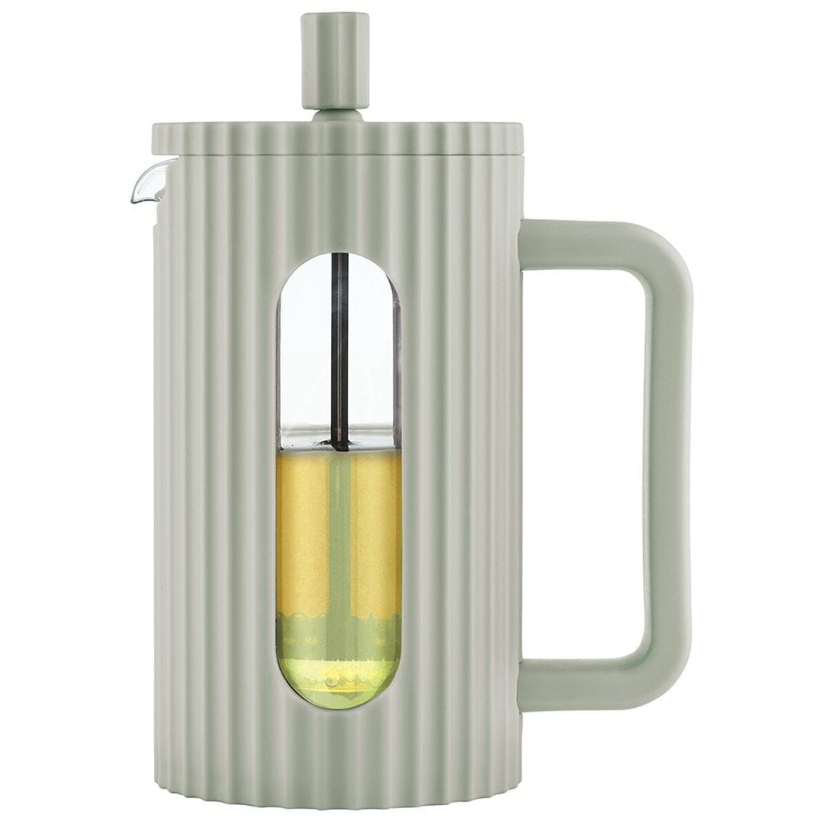 Zaparzacz do herbaty kawy szklany French Press 600 ml zielony KLAUSBERG