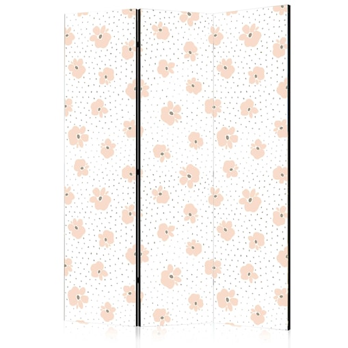 Parawan jednostronny Dla dzieci 135x172 cm 3-częściowy czarny