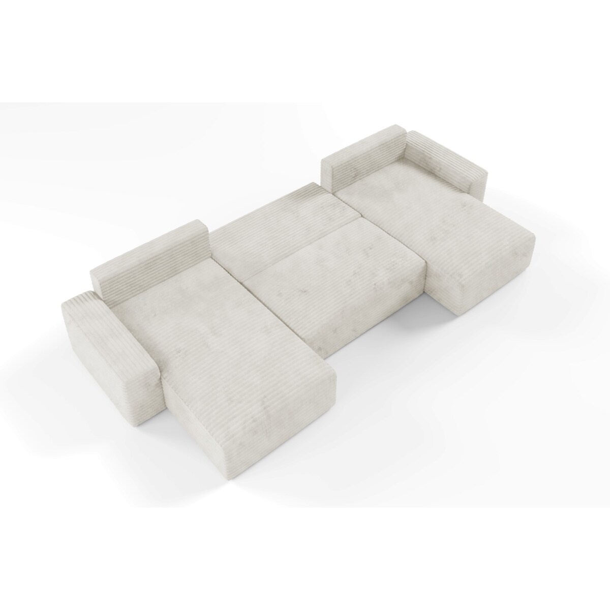 Narożnik COCO U z funkcją spania Kolor: TILIA 1