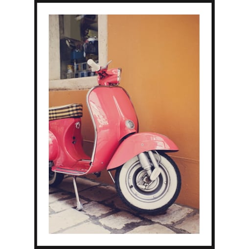 Poster Story, Plakat, Obraz - Stara Vespa, wymiary 21 x 30 cm
