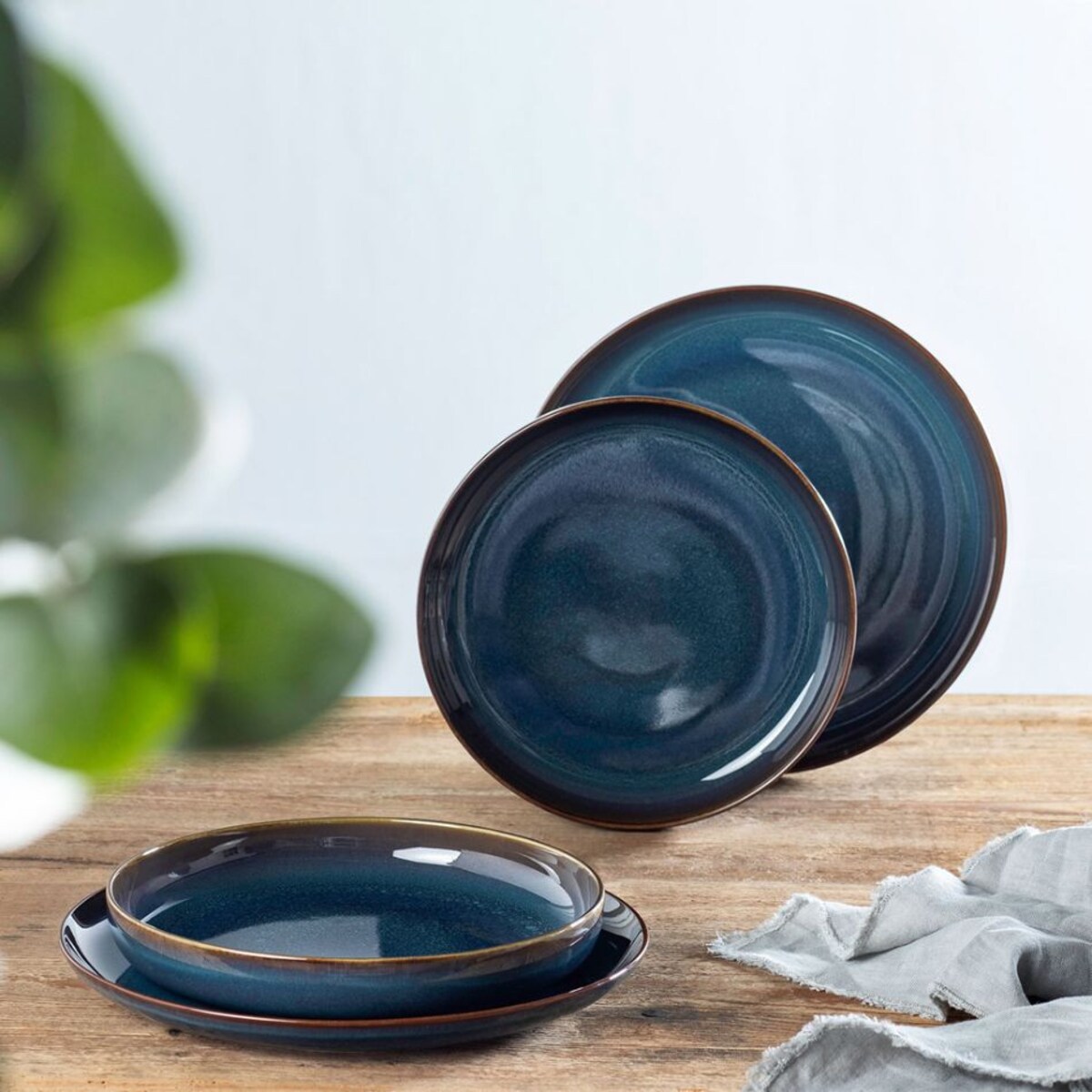 Talerz obiadowy Crafted Denim, 26 cm, Villeroy & Boch