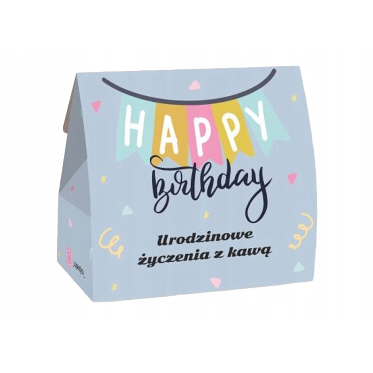 BOX PREZENTOWY URODZINOWY - ZESTAW KAW AROMATYZOWANYCH KUBEK CZEKOLADOWY LIZAK - PREZENT NA 20 30 40 50 60 URODZINY DLA KOBIETY FACETA MĘŻCZYZNY NIEJ NIEGO