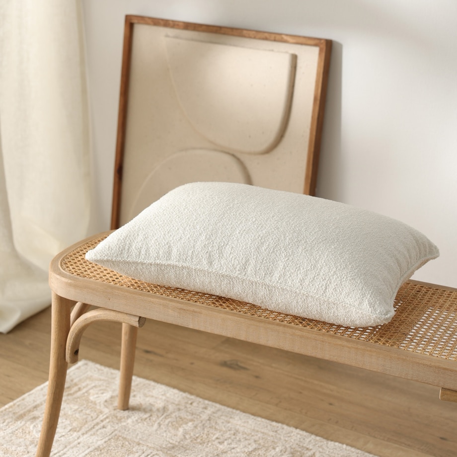 Poszewka Gabi na poduszkę prostokątna 60x40 biały