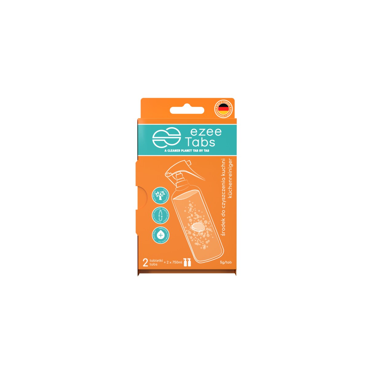 EZEETABS TABLETKI CZYSZCZĄCE DO ROZPUSZCZANIA, DO KUCHNI, 2x 5g