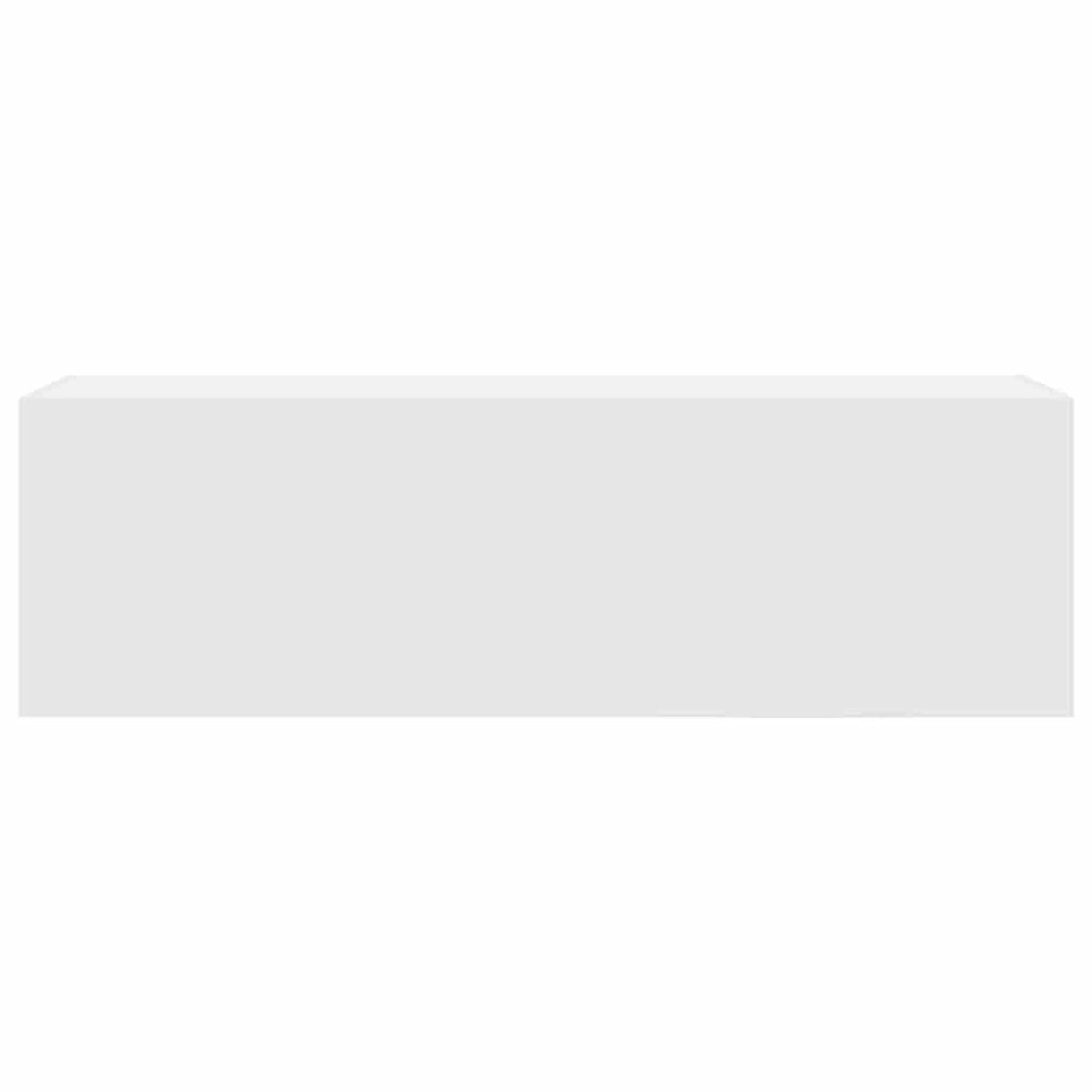 vidaXL Wisząca szafka łazienkowa, biała, 100x25x30 cm