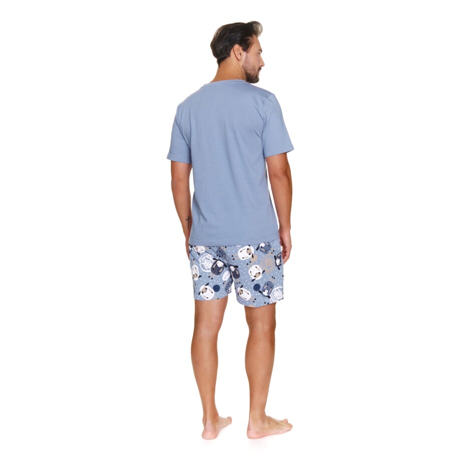 Doctor Nap Szara piżama męska - 2XL