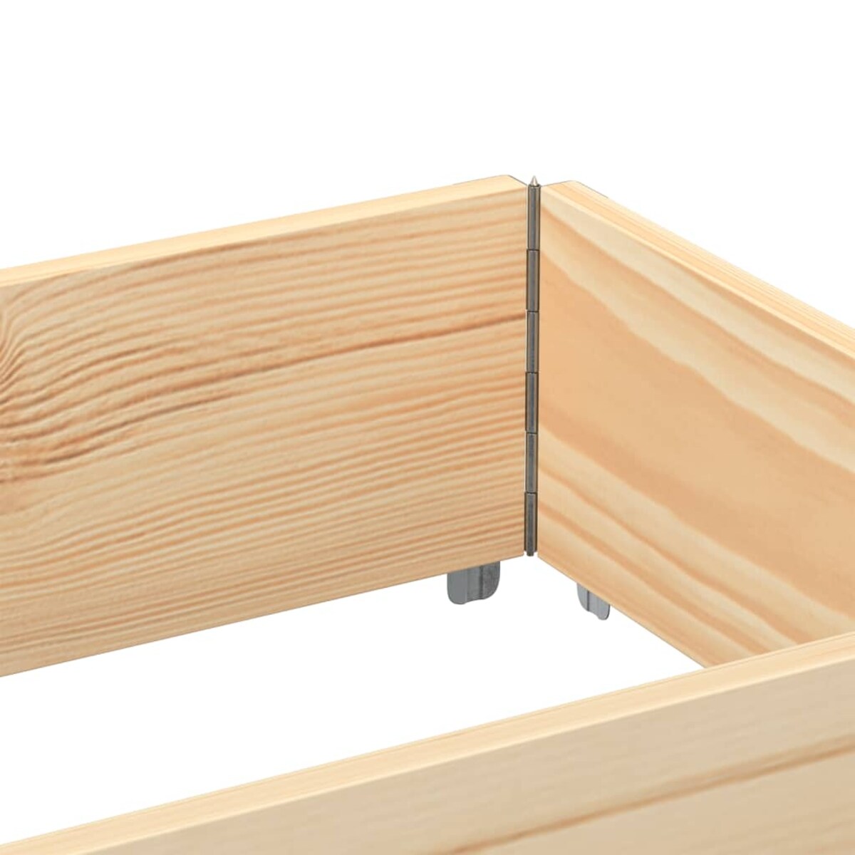 vidaXL Donica ogrodowa, 150x50 cm, lite drewno sosnowe