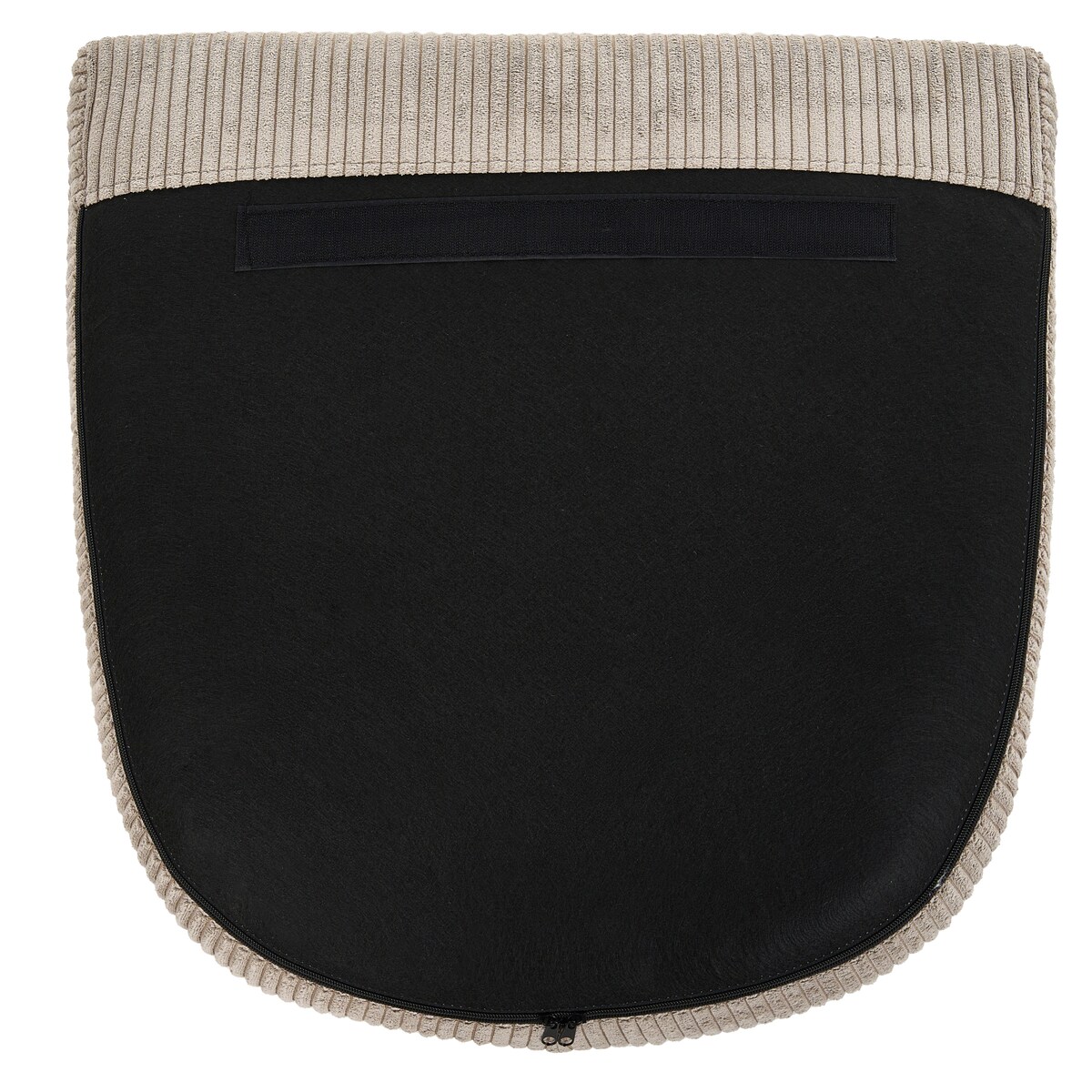 Fotel obrotowy STORVORDE Sztruks Beżowoszary