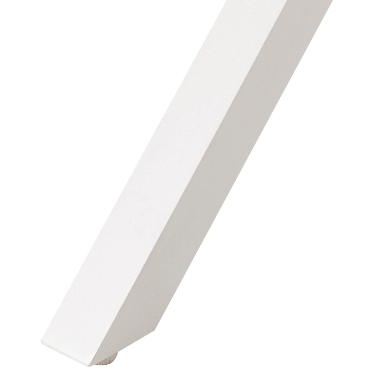 Stół ogrodowy rozkładany FANES 184/242 cm 90 cm Metal Biały