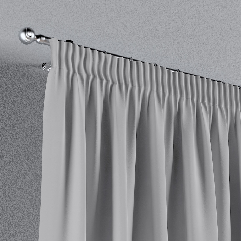 Zasłona na taśmie marszczącej 1 szt. 130x260 srebrny