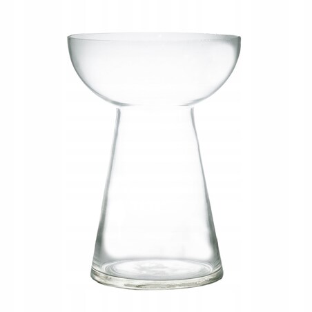 WAZON WINDI przezroczysty szklany śr. 13cm