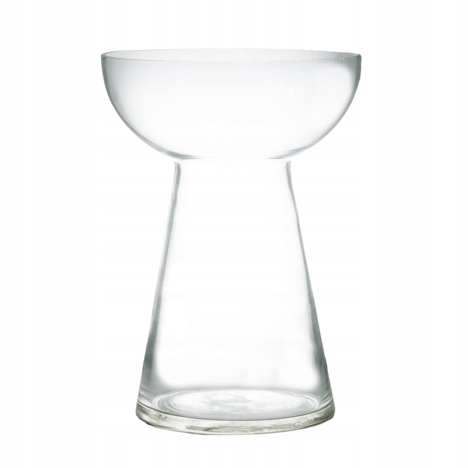 WAZON WINDI przezroczysty szklany śr. 13cm