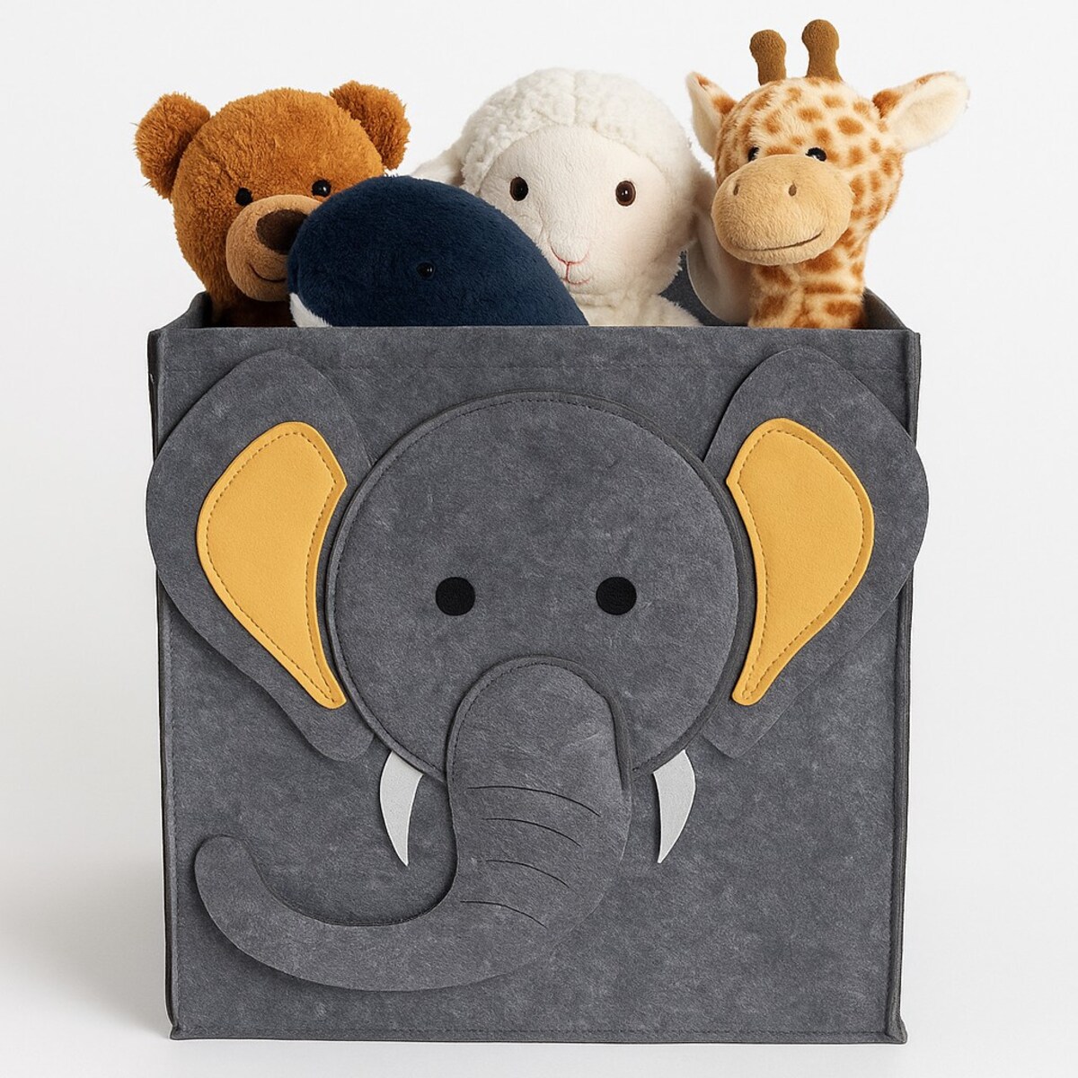 Filcowy pojemnik na zabawki NOOLI, 30 x 30 x 30 cm