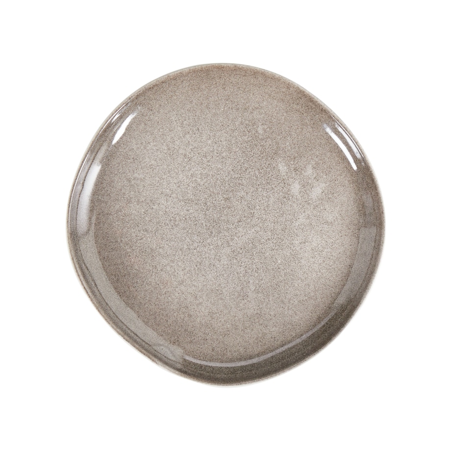 Zestaw 8 małych talerzy COSTMARY Kamionka Szary