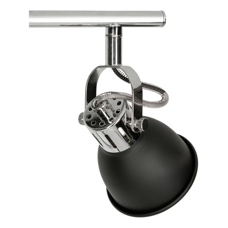 Lampa Sufitowa BRITOP Lighting 2xGU10 Max.50W Minimalistyczne Połączenie Chromu i Czerni, Polski Producent, 1 szt.