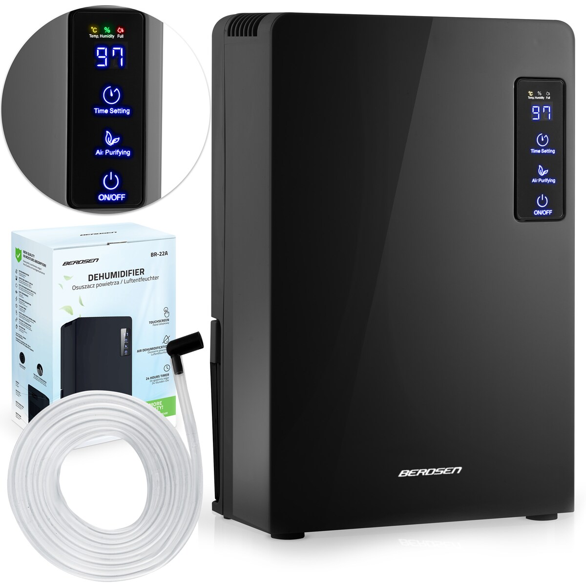 Osuszacz powietrza pochłaniacz wilgoci Berdsen