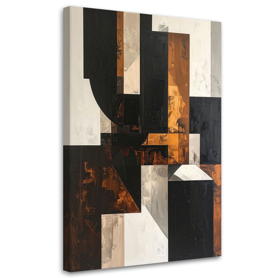 Obraz do salonu sypialni biura loftu, Abstrakcja tekstura brązowy