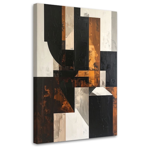 Obraz do salonu sypialni biura loftu, Abstrakcja tekstura brązowy