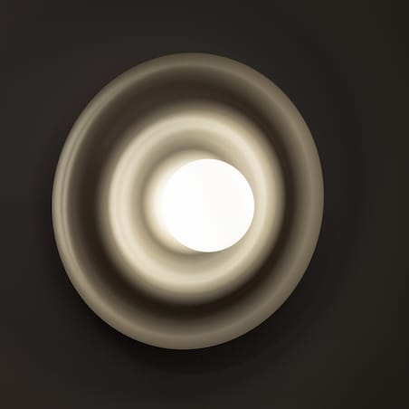 Kinkiet Tk Lighting Onda Kaszmirowy Beż M Falowany Okręgi Klosz 1Xg9