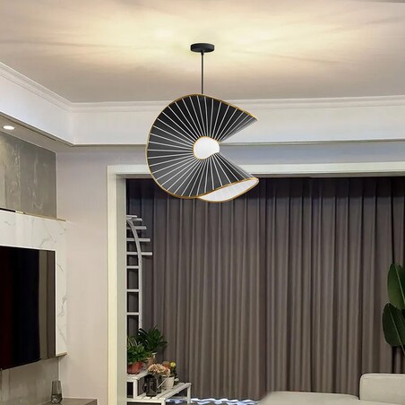 Lampa wisząca czarno-złota APP1500-1Cp