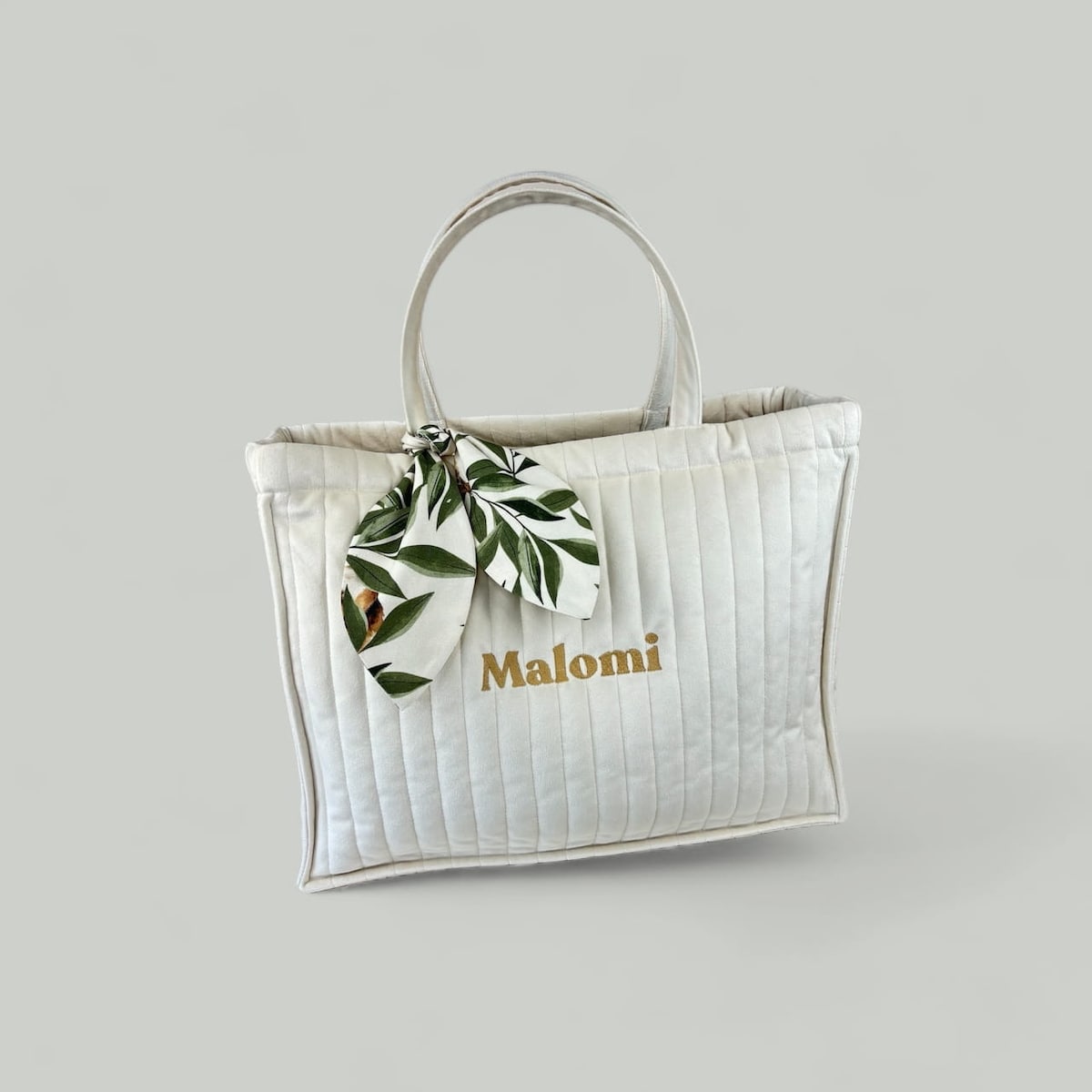 Pikowana torba do wózka Vanilla Cream