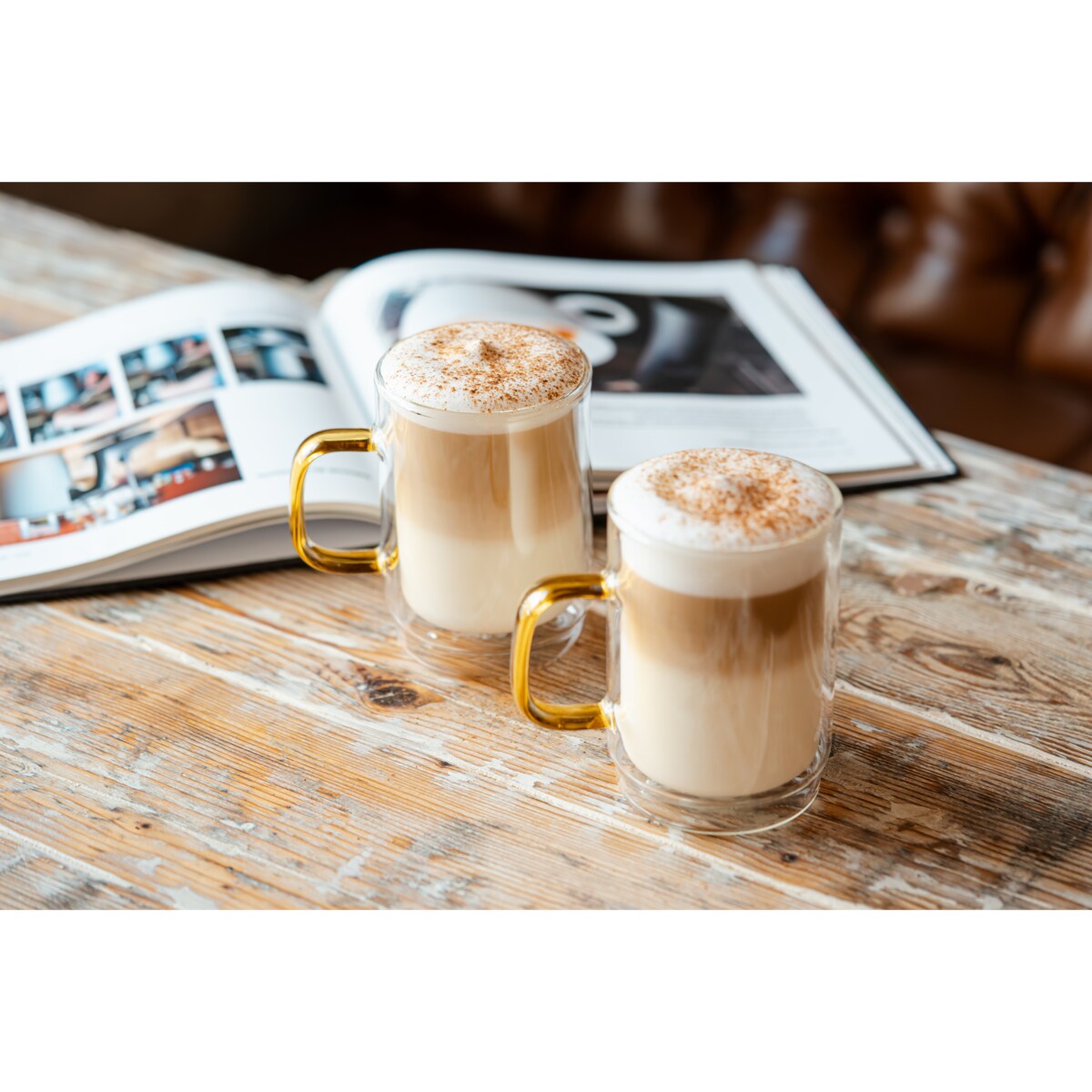 Komplet 2 szklanek z podwójną ścianką Amber 350 ml 8593