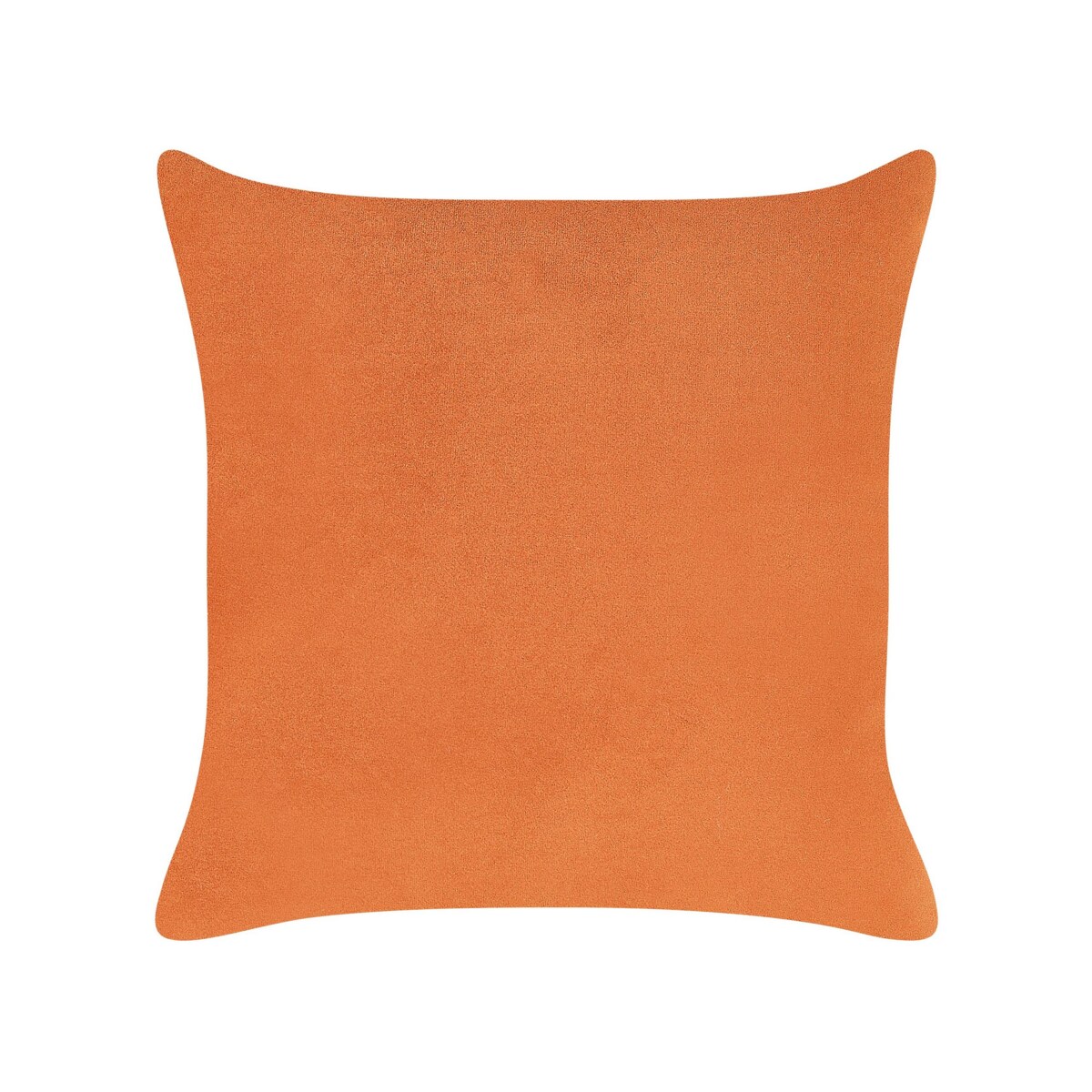 Szezlong welurowy prawostronny pomarańczowy LE CRAU