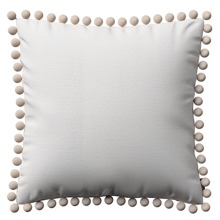 Poszewka Wera na poduszkę 45x45 śmietankowy biały