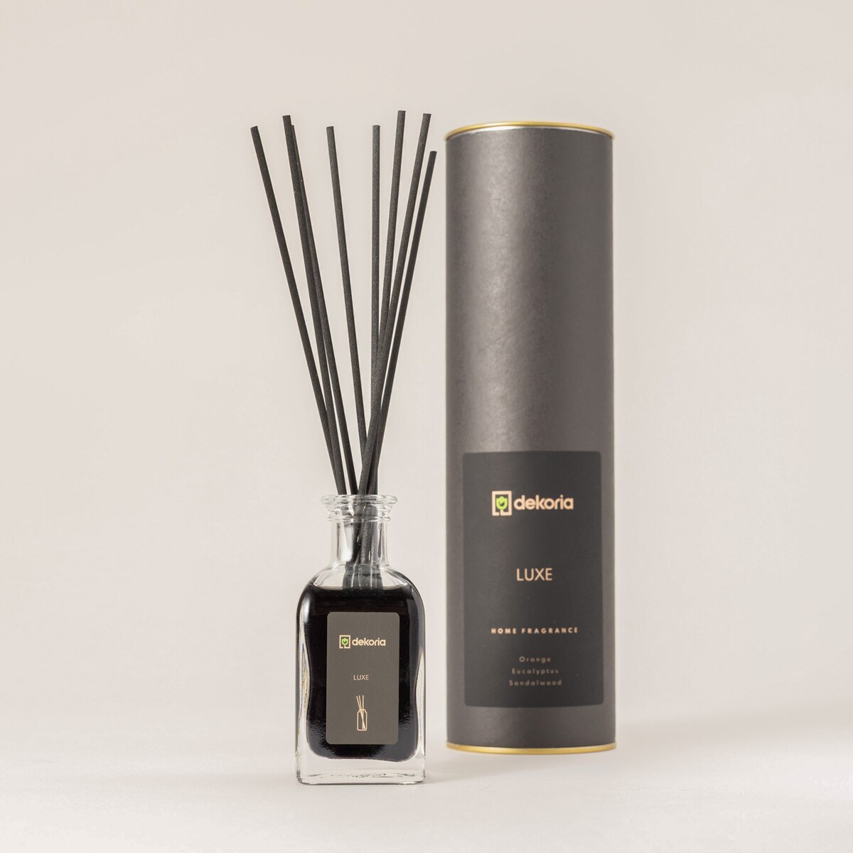Dyfuzor zapachowy z patyczkami Luxe, 5x5x25 cm