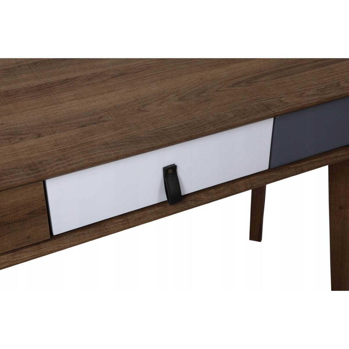 BIURKO ELEGANCKIE do gabinetu biura SZUFLADY NOWOCZESNE DUŻE komputerowe