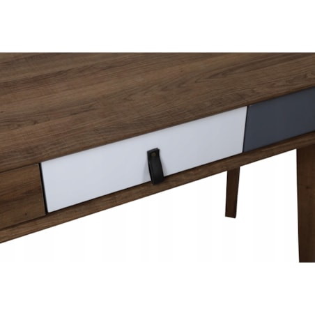 BIURKO ELEGANCKIE do gabinetu biura SZUFLADY NOWOCZESNE DUŻE komputerowe