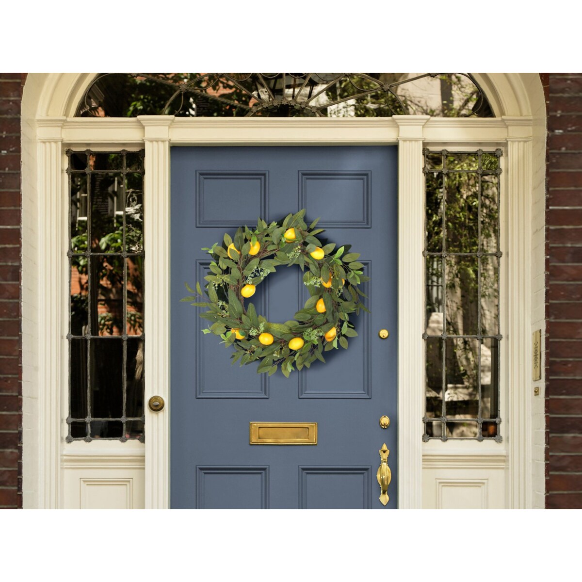 Wieniec dekoracyjny 50 cm zielony LENRUN