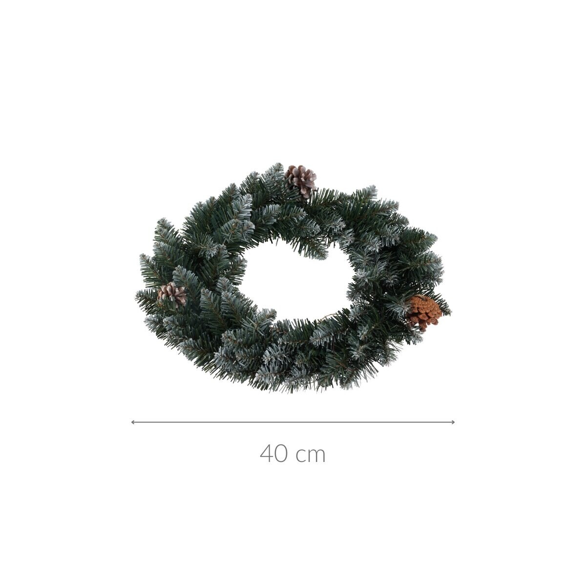 Świąteczny wieniec do samodzielnego przybrania, Ø 40 cm