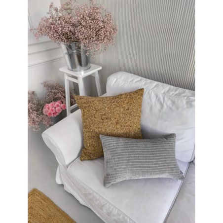 Miodowa poduszka dekoracyjna 50x50 Fiord