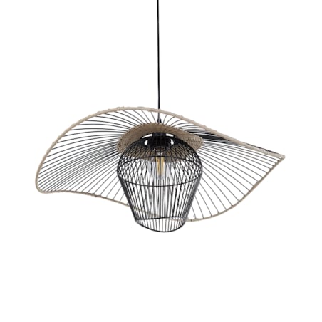 Lampa wisząca czarna LUNGA