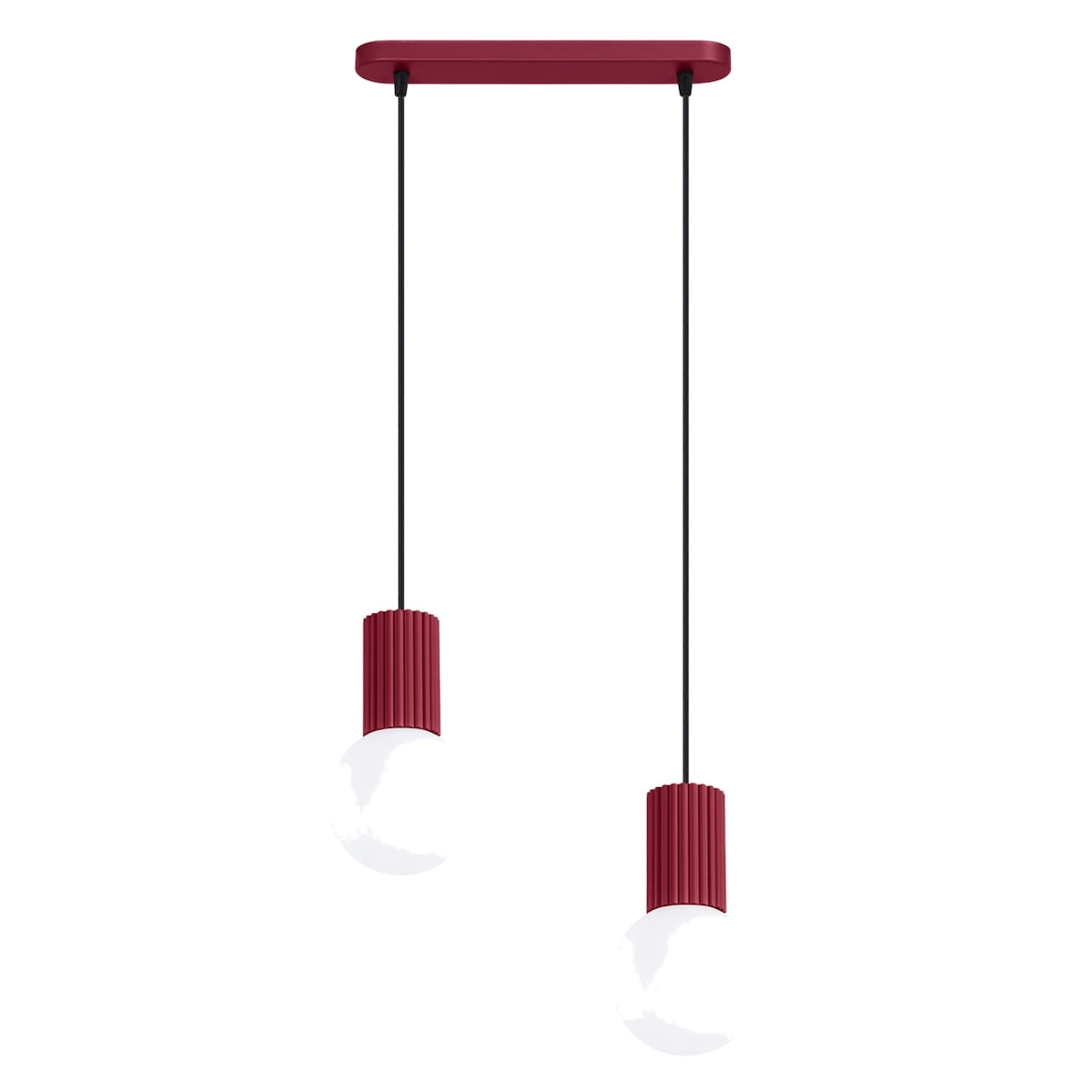 Lampa wisząca HALO 2L burgund