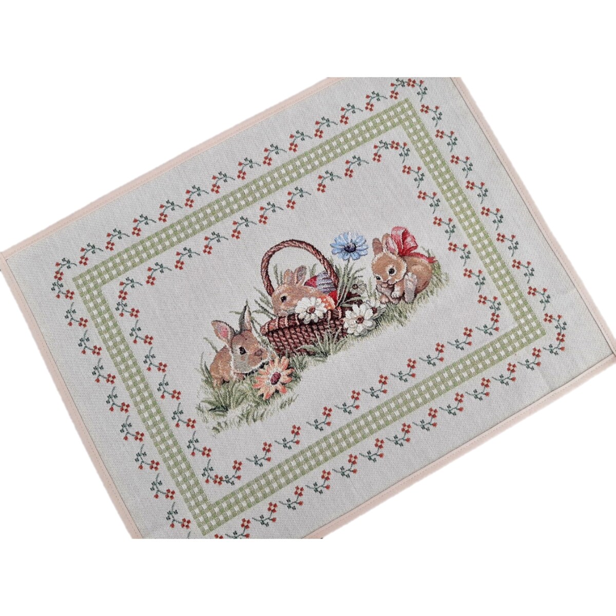 Serwetka Wielkanocna Na Stół Do Koszyczka Ozdobna Dekoracyjna 40X50 Cm