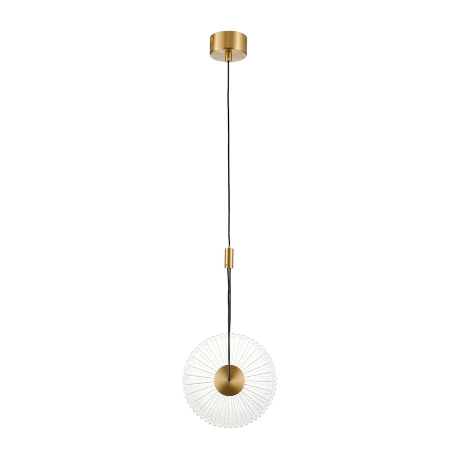 Lampa wisząca SUNBLAST - LED 20 cm, złota