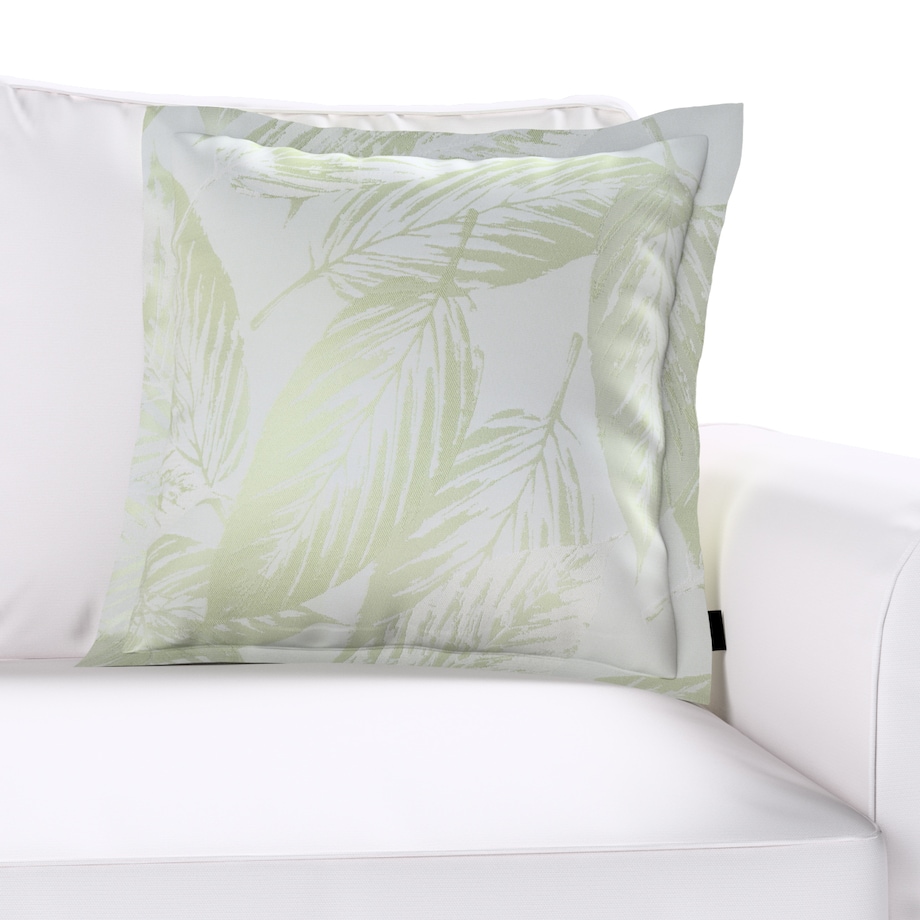 Poszewka Mona na poduszkę 45x45 zielone liście
