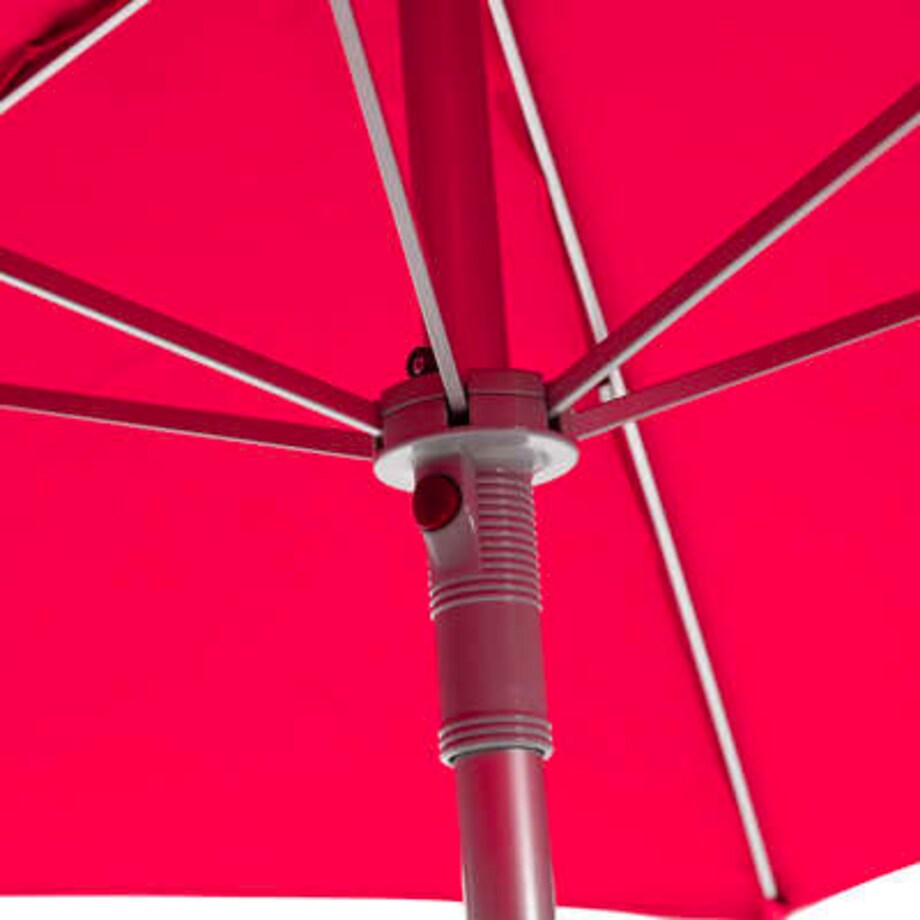 PARASOL ROZKŁADANY 2,3m Anzio czerwony Z POWŁOKĄ HYDROFOBOWĄ