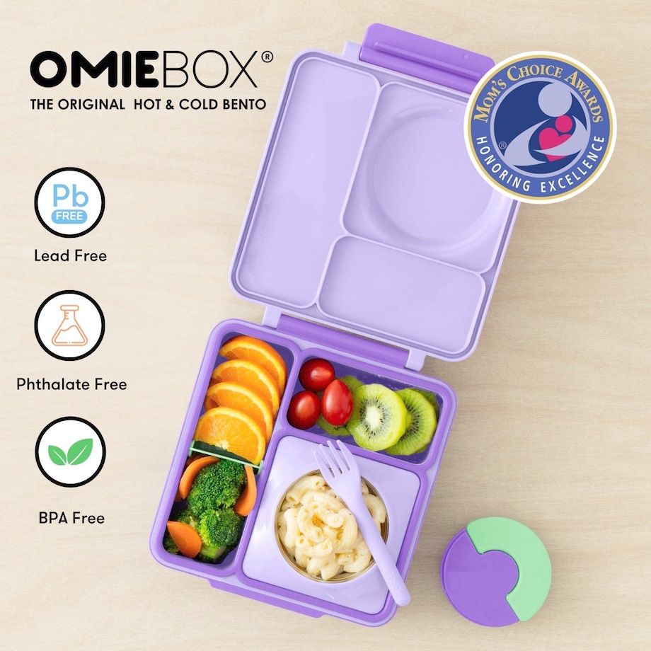 OMIE OMIEBOX lunch box z termosem, Lilac Purple