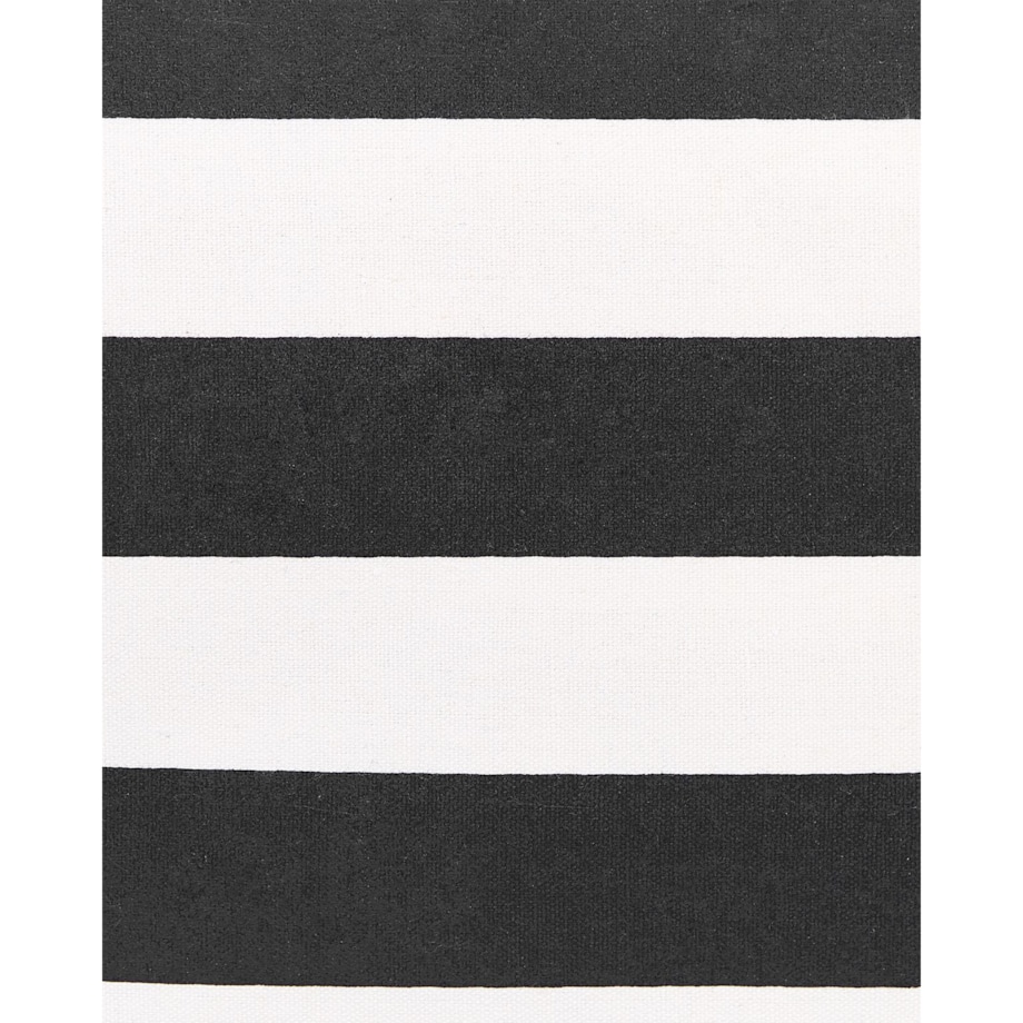 Zestaw 3 koszy tekstylnych czarno-biały DARQAB