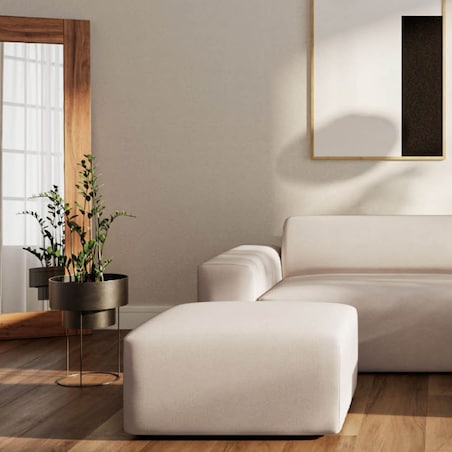 Villet Sofa narożna prawa beżowa