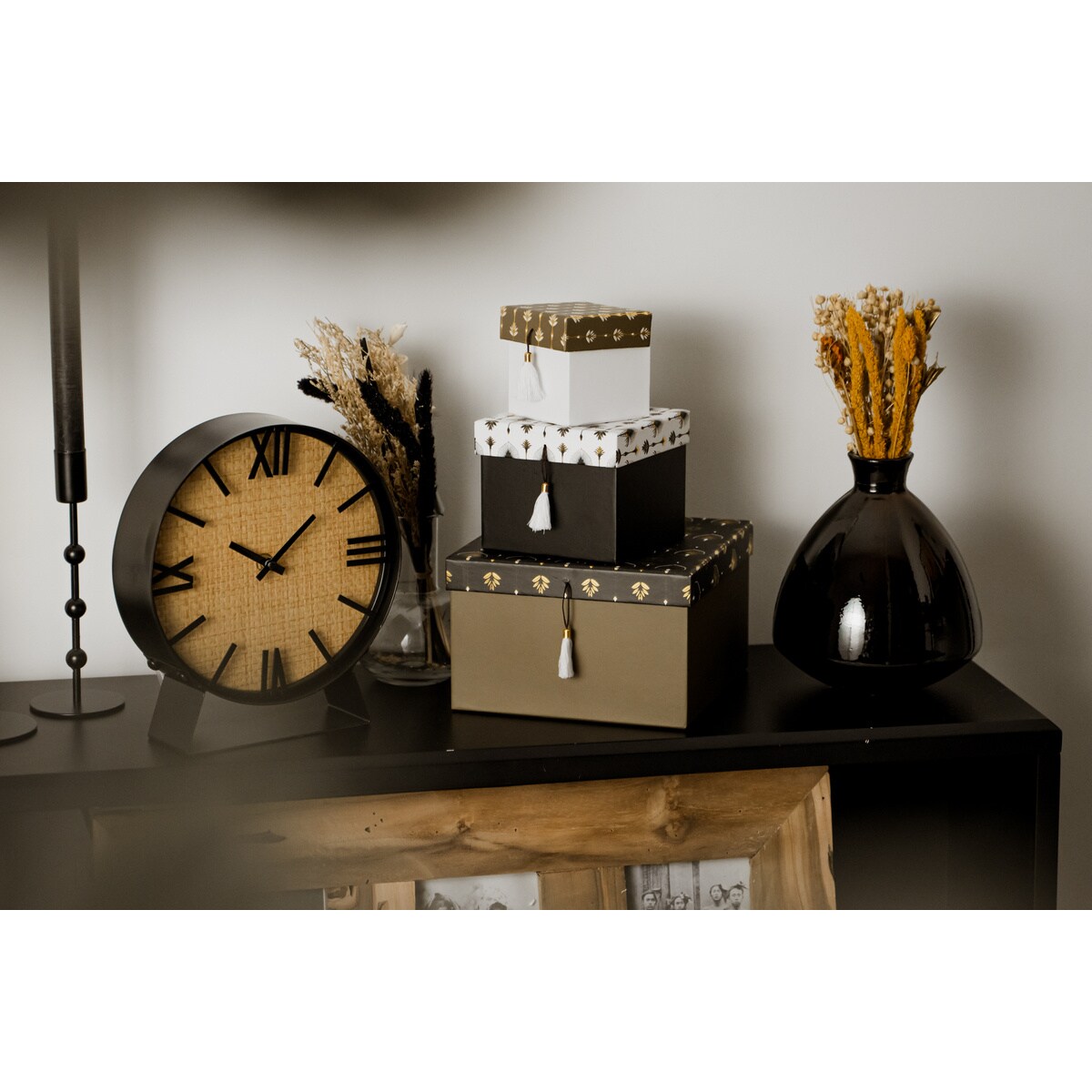 Wazon szklany z recyklingu, CANDY, 19 cm