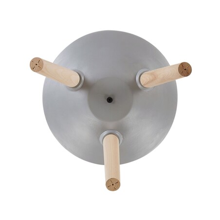 Doniczka na stojaku 42 x 42 x 44 cm jasnoszara WERIA