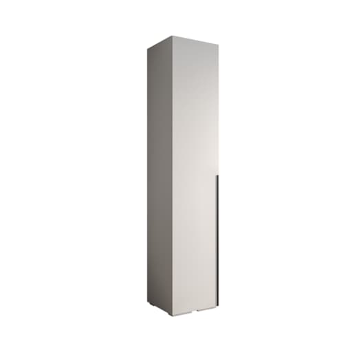 Szafa ubraniowa Garderoba INOVA 1 0,5SZ Biały+Czarny