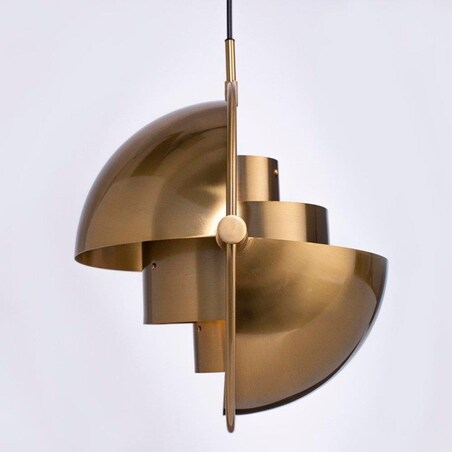 Wisząca lampa koło art deco Mobile ST-8881 Step designerska mosiądz